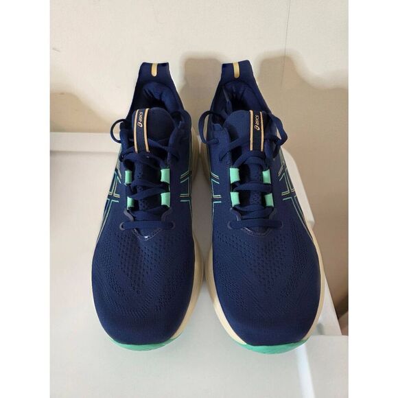 Asics Gel-Nimbus 26 Womens Size 11 Blue Running Training Shoes 1012B601 - Picture 2 of 12